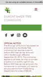 Mobile Screenshot of dumontshadetree.org